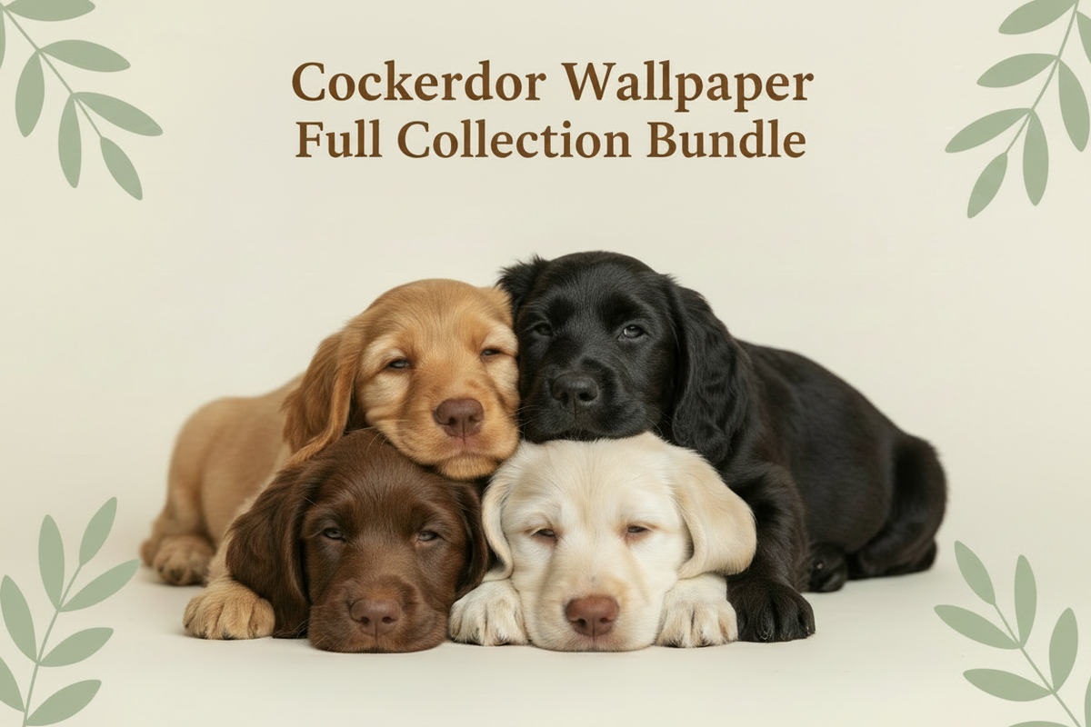 Cockerdor Wallpaper Full Collection Bundle - Four Corner Leaves