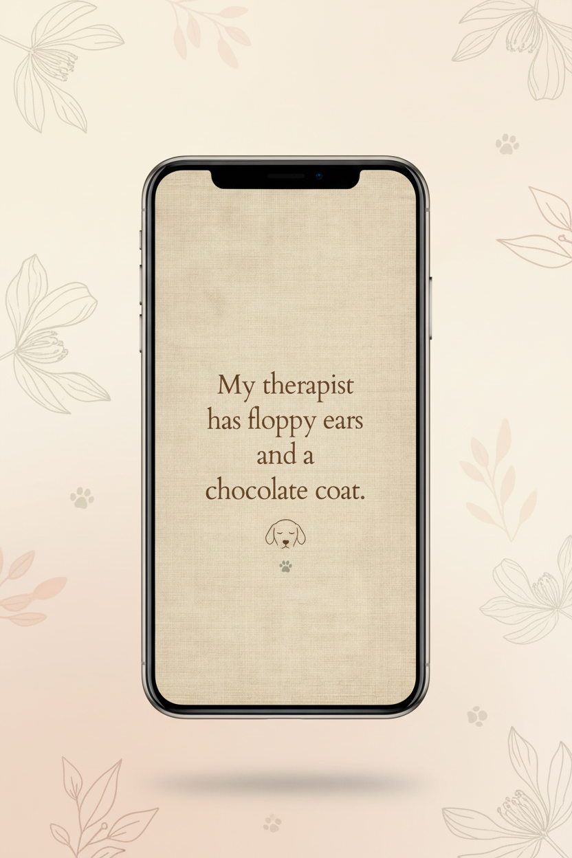 My Therapist Has Floppy Ears iPhone Mockup